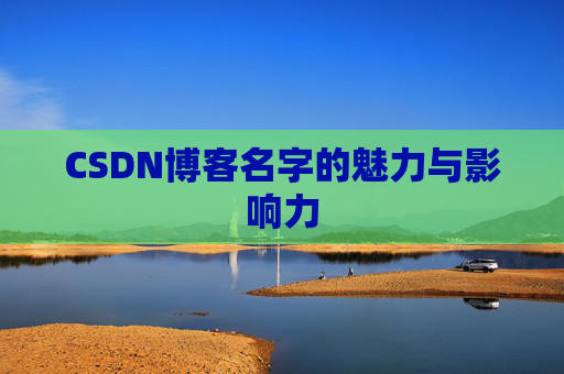 CSDN博客名字的魅力与影响力